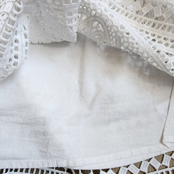 ANTHROPOLOGIE RUFFLED LACE TANK TOP - Picture 10 of 15